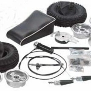 Mini Bike Kit with 6″ Wheels (No Frame)